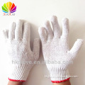 30g Bleach White Cheap Cotton Glove with Red Piping HK6022